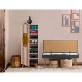 Set de mobilier pentru hol, Hanah Home, Vegas Sonomo, Sonomo / Antracit