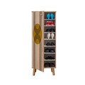Set de mobilier pentru hol, Hanah Home, Vegas Sonomo, Sonomo / Antracit