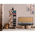 Set de mobilier pentru hol, Hanah Home, Vegas Sonomo, Sonomo / Antracit