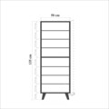 Set de mobilier pentru hol, Hanah Home, Vegas Sonomo, Sonomo / Antracit