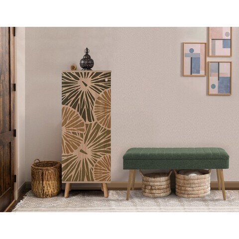 Set de mobilier pentru hol, Hanah Home, Vegas Sonomo, Sonomo / Verde