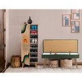 Set de mobilier pentru hol, Hanah Home, Vegas Sonomo, Sonomo / Verde