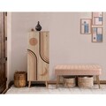 Set de mobilier pentru hol, Hanah Home, Vegas Sonomo, Sonomo / Piatră