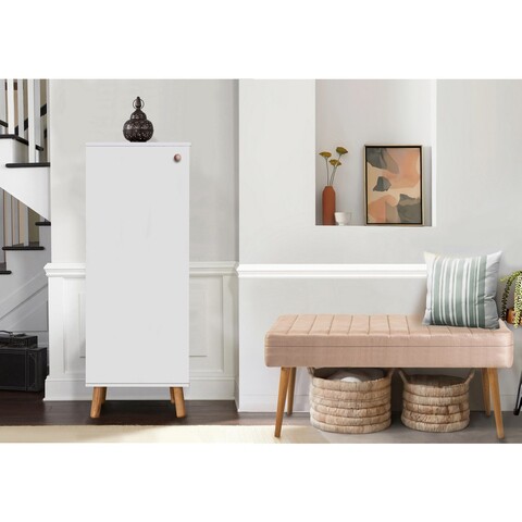 Set de mobilier pentru hol, Hanah Home, Vegas White, Alb / Piatra