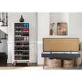 Set de mobilier pentru hol, Hanah Home, Vegas White, Alb/Albastru inchis
