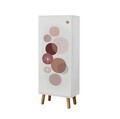 Set de mobilier pentru hol, Hanah Home, Vegas White, Alb / Piatra