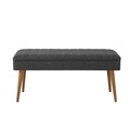 Set de mobilier pentru hol, Hanah Home, Vegas White, Alb / Antracit