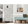 Set de mobilier pentru hol, Hanah Home, Vegas White, Alb / Verde de mare