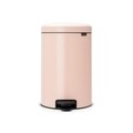 Cos de gunoi cu pedala, Brabantia, Icon Clay Pink, 20 L, inox, roz