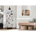 Set de mobilier pentru hol, Hanah Home, Vegas White, Alb / Piatra