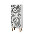 Set de mobilier pentru hol, Hanah Home, Vegas White, Alb / Antracit