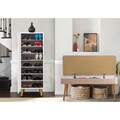 Set de mobilier pentru hol, Hanah Home, Vegas White, Alb / Piatra
