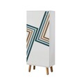 Set de mobilier pentru hol, Hanah Home, Vegas White, Alb / Piatra