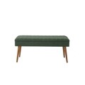 Set de mobilier pentru hol, Hanah Home, Vegas White, Alb/Verde