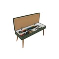 Set de mobilier pentru hol, Hanah Home, Vegas White, Alb/Verde