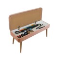Set de mobilier pentru hol, Hanah Home, Vegas White, Alb / Piatra