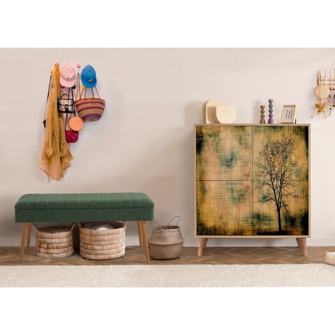 Set de mobilier pentru hol, Hanah Home, Multilux, Sonomo / Verde