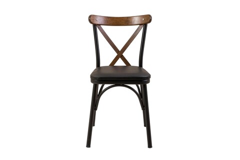 Set masă și scaune extensibile, Vella, Oliver, PAL, Nuc negru