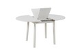 Set masă și scaune extensibile, Vella, Oliver, PAL, Alb