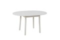 Set masă și scaune extensibile, Vella, Oliver, PAL, Alb
