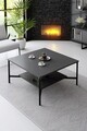 Set mobilier living, Bexley, Black Line Set, PAL, Antracit / Negru