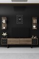 Set mobilier living, Bexley, Black Line Set, PAL, Nuc / Negru