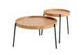 Set masute 2 piese, Hanah Home, Ronda, Natural