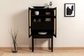Consola, Howard, Simona 135, 75x135x40 cm, PAL, Negru