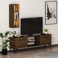 Comoda TV, Inarch, Bien, 150x48x29 cm, PAL, Maro