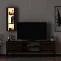 Comoda TV, Inarch, Bien, 150x48x29 cm, PAL, Maro