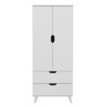 Set mobilier dormitor, Inarch, Valencia 3+1, PAL, Alb