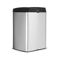 Cos de gunoi cu pedala, Brabantia, 461804, 10 L, inox, argintiu