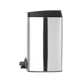 Cos de gunoi cu pedala, Brabantia, 461804, 10 L, inox, argintiu