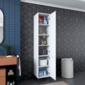 Dulap multifunctional, Rani, JE111, 40x198 cm, PAL, Alb