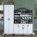 Dulap multifunctional, Rani, JE148, 180x198 cm, PAL, Alb