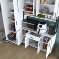 Dulap multifunctional, Rani, JE133, 180x198 cm, PAL, Alb