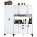 Dulap multifunctional, Rani, JE133, 180x198 cm, PAL, Alb