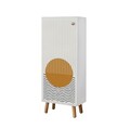Set de mobilier pentru hol, Hanah Home, Vegas White, Alb / Piatra