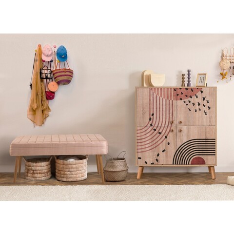 Set de mobilier pentru hol, Hanah Home, Multilux, Sonomo / Piatră