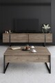 Set mobilier living, Bexley, Luxe, PAL, Nuc / Negru