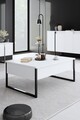 Set mobilier living, Bexley, Luxe, PAL, Alb/Negru