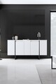 Set mobilier living, Bexley, Luxe, PAL, Alb/Negru