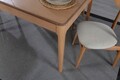 Set masa extensibila si 4 scaune, Hanah Home, Albero149, Natural