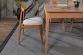 Set masa extensibila si 4 scaune, Hanah Home, Albero149, Natural