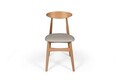 Set masa extensibila si 4 scaune, Hanah Home, Albero149, Natural