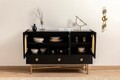Consola, Hanah Home, Cliff 63, Negru