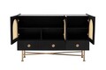 Consola, Hanah Home, Cliff 63, Negru