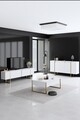 Set mobilier living, Bexley, Luxe, PAL, Alb/Auriu