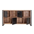 Set mobilier living, Sapphire, COSMO-TKM.12, PAL, Pin Atlantic / Negru