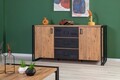 Set mobilier living, Sapphire, Cosmo Takım 26, PAL, Pin Atlantic / Negru